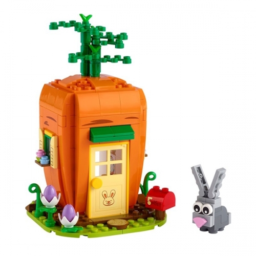 La casa carota del coniglietto pasquale