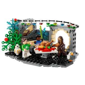 Diorama festivo Millennium Falcon