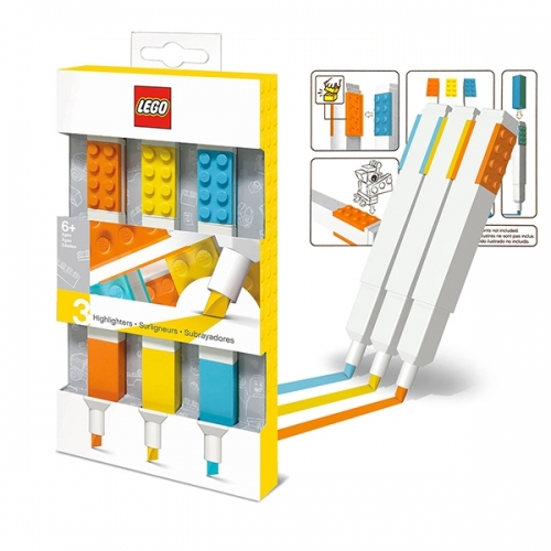 Set 3 Evidenziatori Colorati