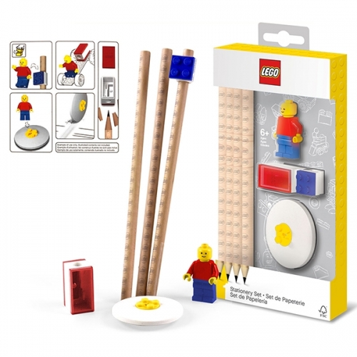 Set 4 Matite con Minifigure