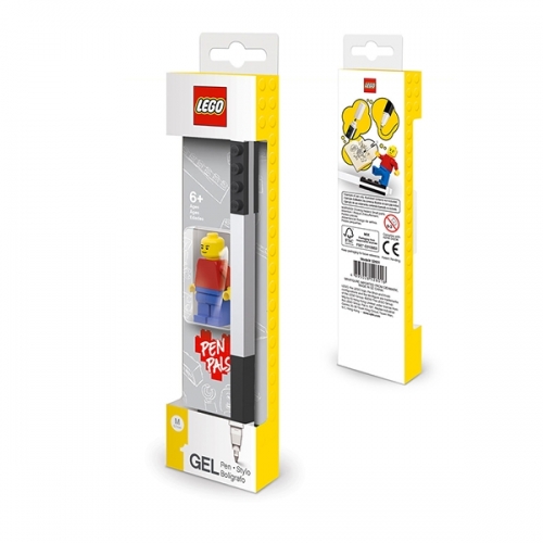 Gel Pen Nero + Minifigure