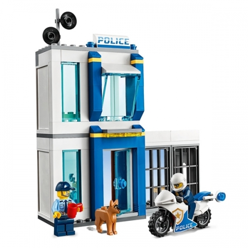 Scatola di mattoncini della Polizia