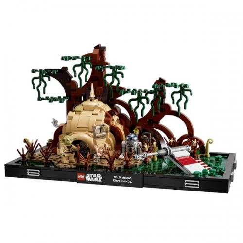 Diorama addestramento Jedi su Dagobah