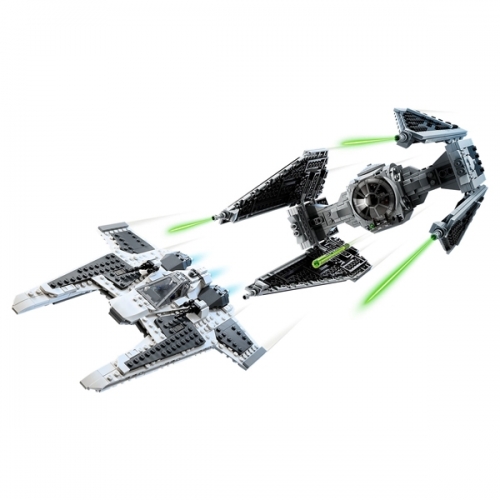Fang Fighter mandaloriano vs TIE Interceptor
