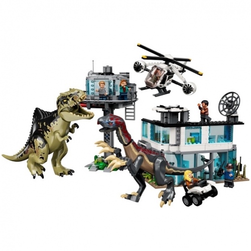 L’attacco del Giganotosauro e del Terizinosauro