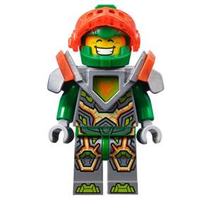 Aaron Fox - Trans-Neon Orange Visor, Flat Silver Armor