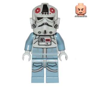 AT-AT Driver - Dark Red Imperial Logo, Cheek Lines, Smile