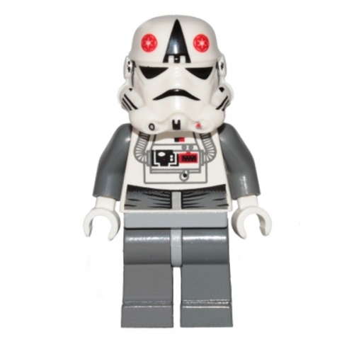 AT-AT Driver - Red Imperial Logo, Bluish Grays, Black Head, Stormtrooper Helmet