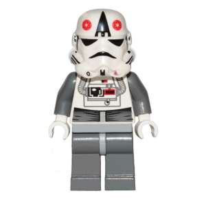 AT-AT Driver - Red Imperial Logo, Bluish Grays, Black Head, Stormtrooper Helmet