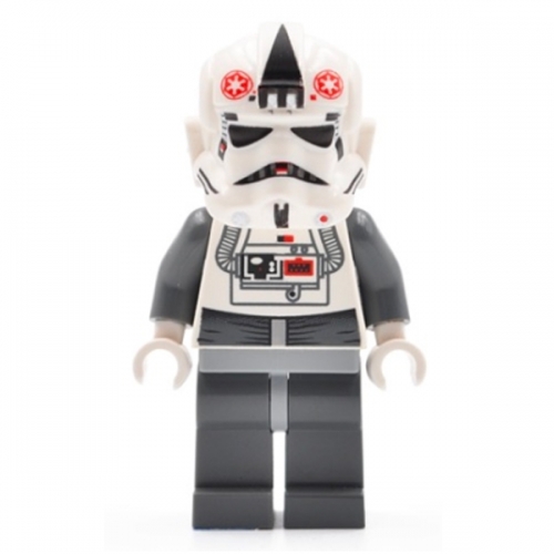 AT-AT Driver - Red Imperial Logo, Bluish Grays, Black Head, Stormtrooper Type 2 Helmet