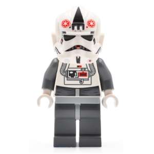 AT-AT Driver - Red Imperial Logo, Bluish Grays, Black Head, Stormtrooper Type 2 Helmet