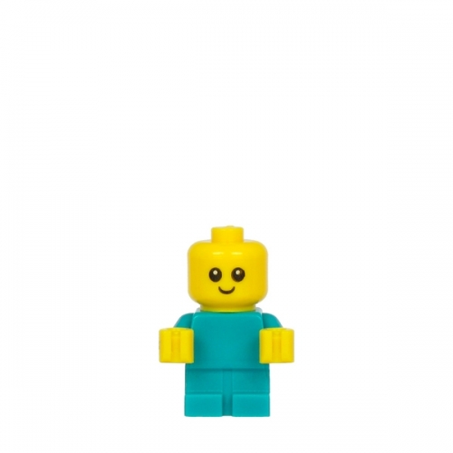 Baby - Dark Turquoise Body with Yellow Hands