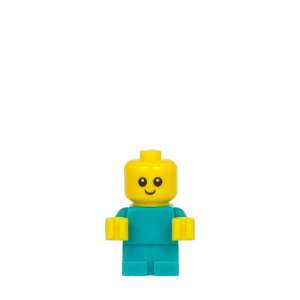 Baby - Dark Turquoise Body with Yellow Hands