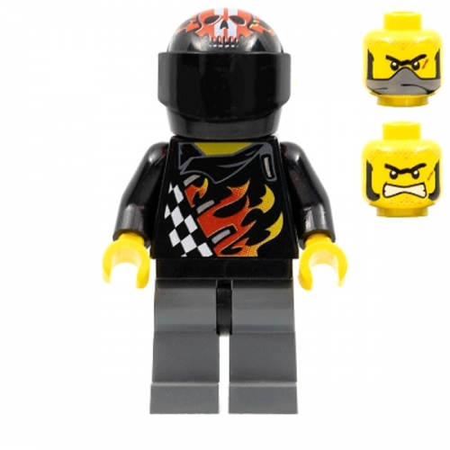 Backyard Blaster 1 (Bart Blaster) - Standard Helmet, Black Visor