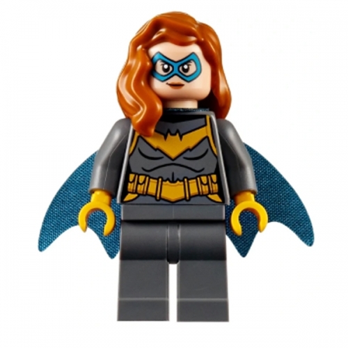 Batgirl - Minifigure, Dark Bluish Gray Suit (Rebirth)