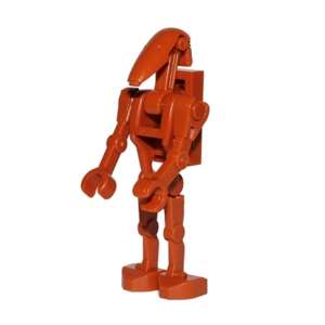 Battle Droid - Dark Orange, Angled Arm and Straight Arm