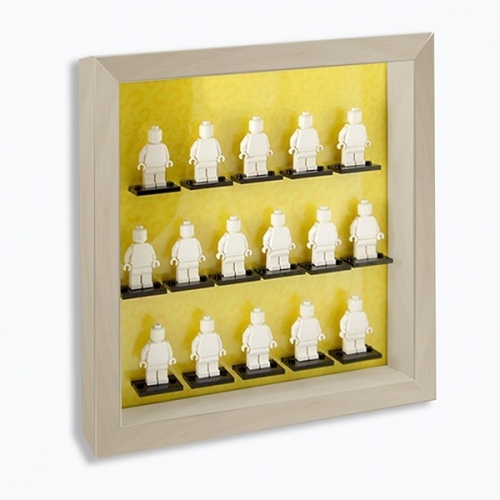 Display Organizer Small 25X25 per LEGO Minifigures Telaio Betulla
