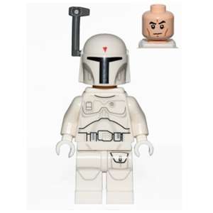 Boba Fett - White, Detailed Pattern