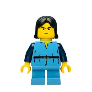 Boba Fett, Young - Medium Blue Shirt, Yellow Head