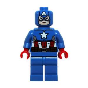 Captain America - Blue Suit, Brown Belt