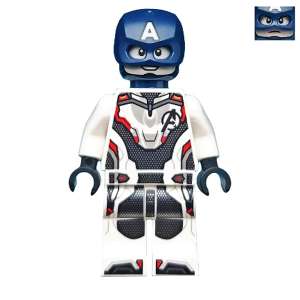 Captain America - White Jumpsuit, Helmet