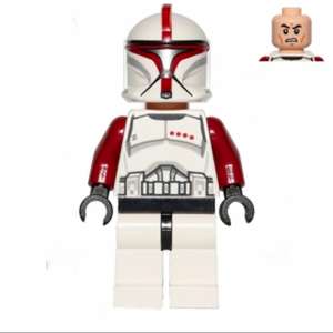 Clone Trooper Captain (Phase 1) - Scowl