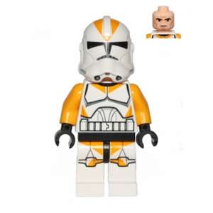 Clone Trooper, 212th Attack Battalion (Phase 2) - Bright Light Orange Arms, Large Eyes