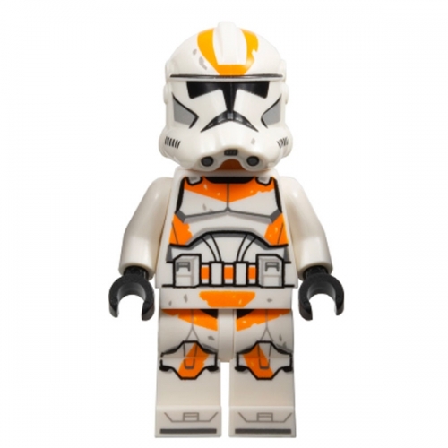 Clone Trooper, 212th Attack Battalion (Phase 2) - White Arms, Dirt Stains, Nougat Head, Helmet with Holes