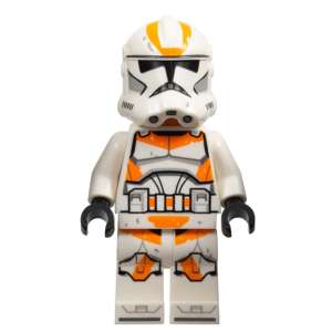 Clone Trooper, 212th Attack Battalion (Phase 2) - White Arms, Dirt Stains, Nougat Head, Helmet with Holes
