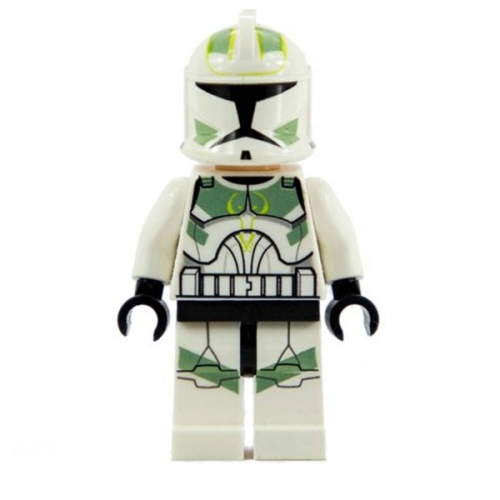 Clone Trooper, Horn Company (Phase 1) - Sand Green and Lime Markings, Large Eyes