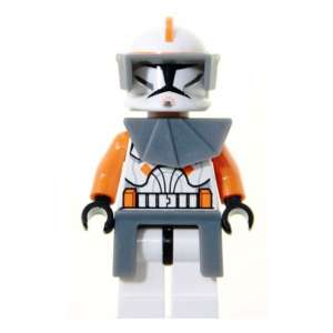 Clone Trooper Commander Cody, 212th Attack Battalion (Phase 1) - Dark Bluish Gray Visor, Pauldron, and Kama, Large Eyes