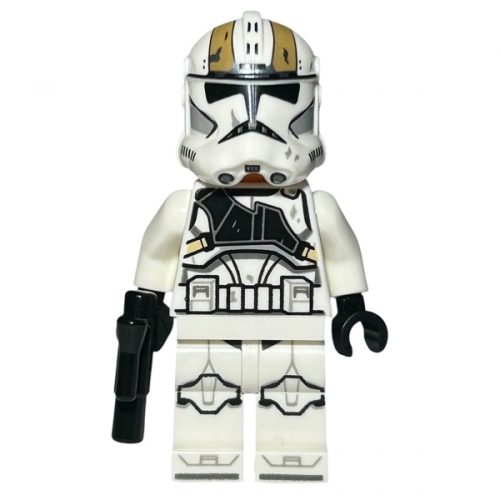 Clone Trooper Gunner (Phase 2) - Dirt Stains, Nougat Head, Helmet with Holes