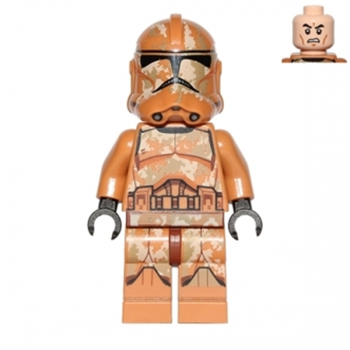 Clone Trooper (Phase 2) - Geonosis Camouflage, Scowl