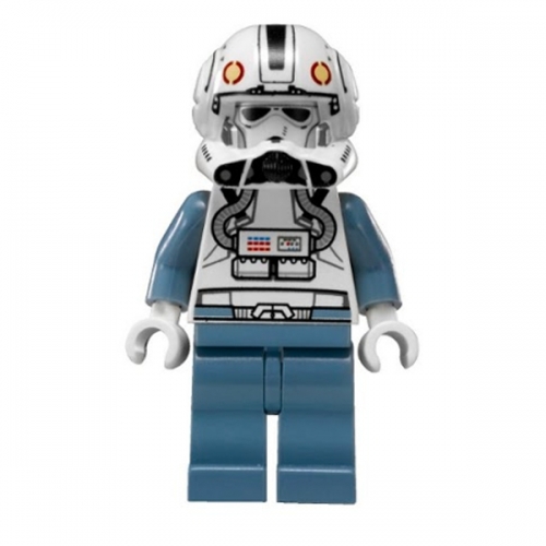 Clone Trooper V-wing Pilot (Phase 2) - Sand Blue Arms and Legs, White Head