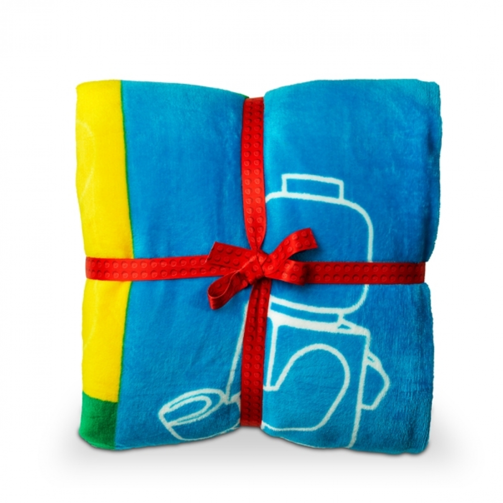 Coperta In Pile Lego Brix Planet Lego Minifigure World Shop