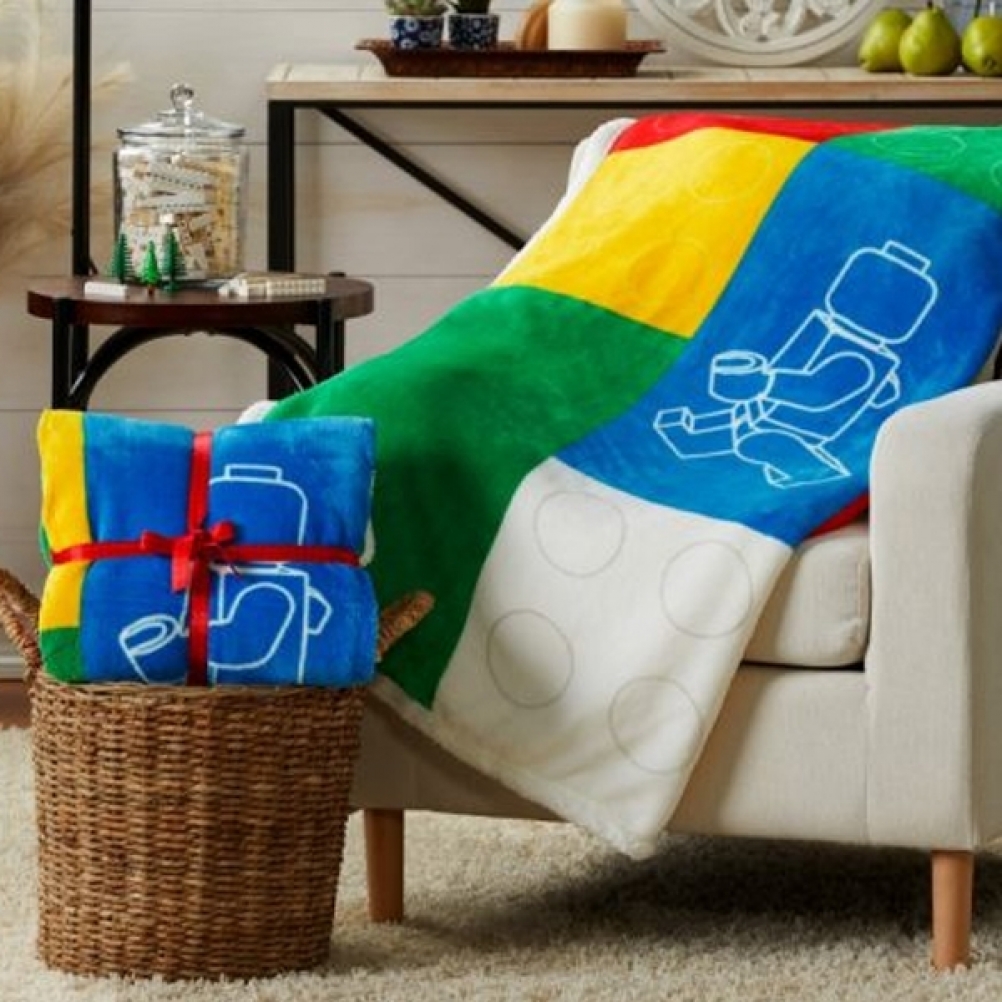 Coperta In Pile Lego Brix Planet Lego Minifigure World Shop