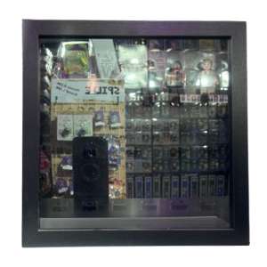 Display Organizer Small 25X25 per LEGO Minifigures Telaio Nero Sfondo Star Wars