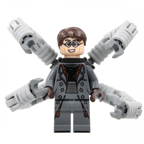 Dr. Octopus (Otto Octavius) / Doc Ock - Dark Bluish Gray Outfit, Mechanical Arms