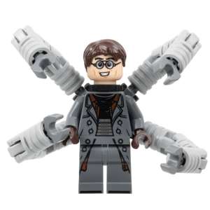 Dr. Octopus (Otto Octavius) / Doc Ock - Dark Bluish Gray Outfit, Mechanical Arms