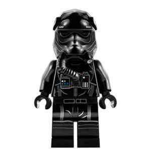 First Order TIE Pilot, Three White Lines on Helmet