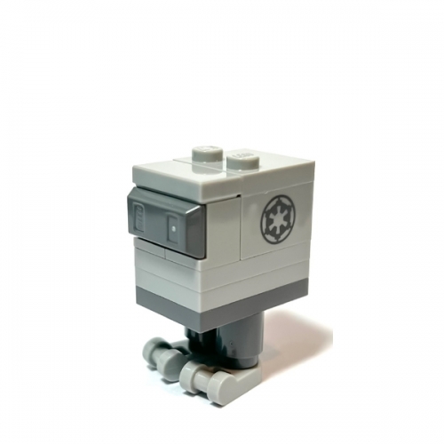 Gonk Droid (GNK Power Droid), Light Bluish Gray Body and Feet, Imperial Logo