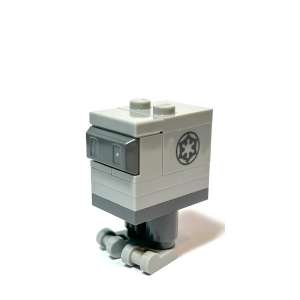 Gonk Droid (GNK Power Droid), Light Bluish Gray Body and Feet, Imperial Logo