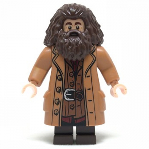 Rubeus Hagrid - Medium Nougat Topcoat with Buttons