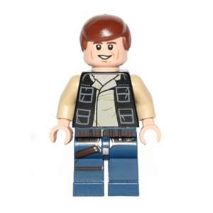 Han Solo, Dark Blue Legs, Vest with Pockets