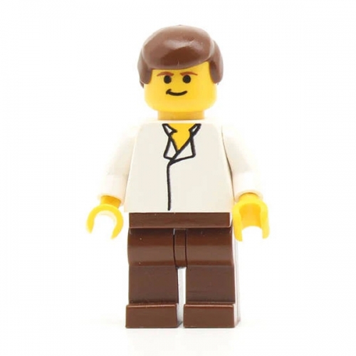 Han Solo - White Shirt without Wrinkles, Brown Legs