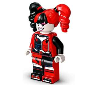 Harley Quinn - Pigtails, Dark Azure and Dark Pink Eye Shadow