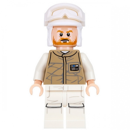 Hoth Rebel Trooper Dark Tan Uniform (Brown Beard)