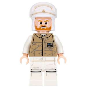Hoth Rebel Trooper Dark Tan Uniform (Brown Beard)