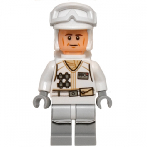 Hoth Rebel Trooper White Uniform (Cheek Lines)