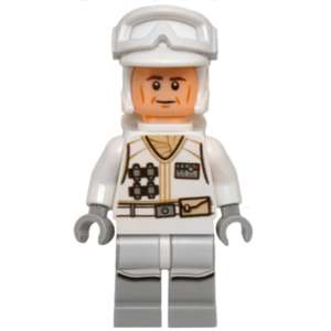 Hoth Rebel Trooper White Uniform (Cheek Lines)